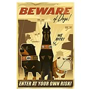 Disney-Pixar Up Beware of Dogs Paper Gicl�e Print
